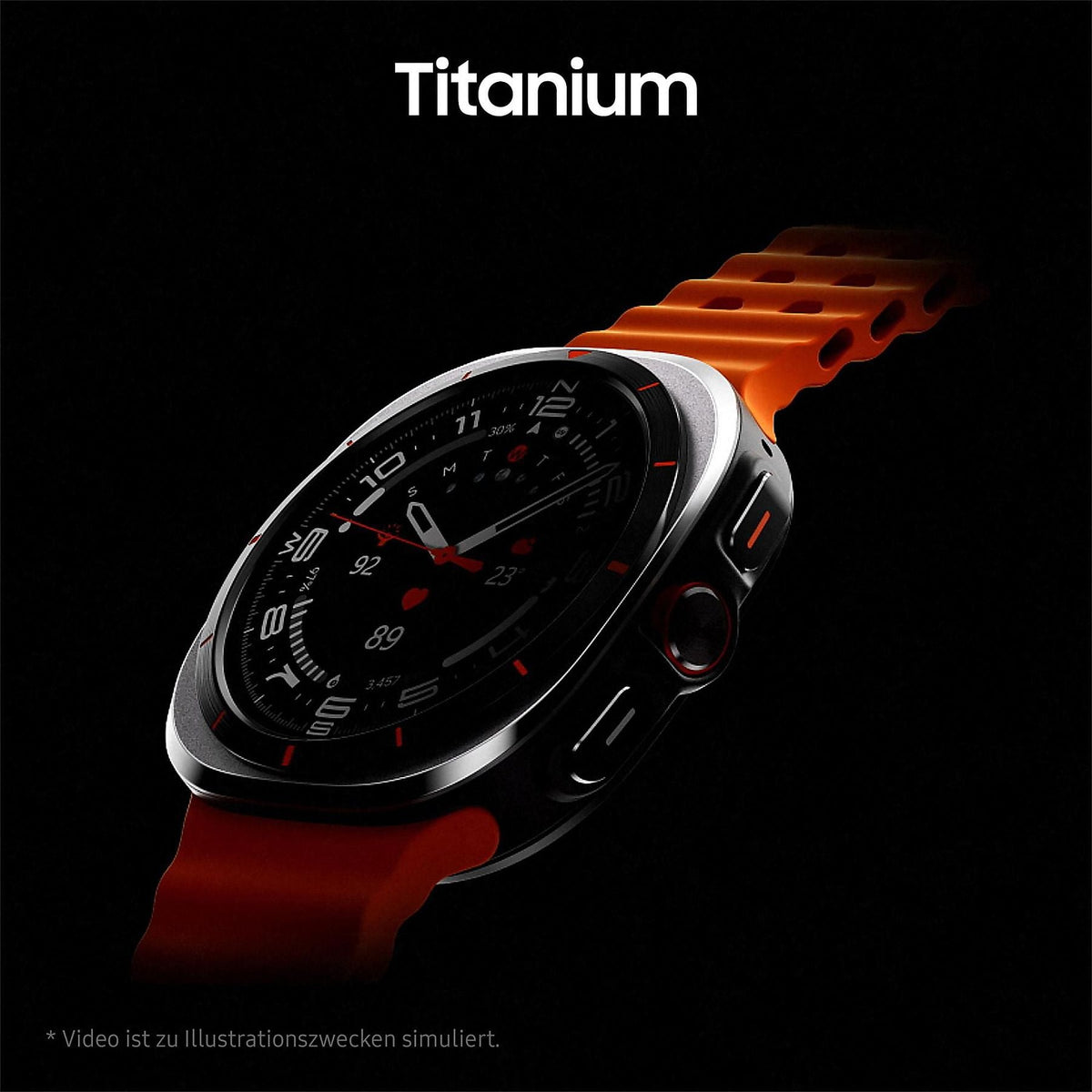 Watch Samsung Galaxy Watch Ultra L705 (2025) 47mm LTE Region East - Titanium White